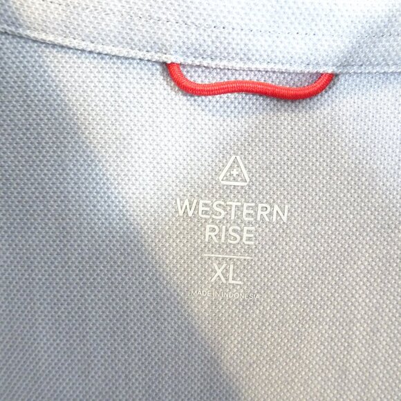 Western Rise Shirt Mens XL Tan Gray Greige Wool Blend Button Up Collared - Picture 3 of 6